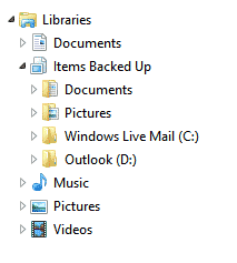 Windows Libraries - one is user-defined
